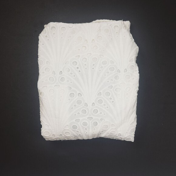 Andie Swim The Roatan Midi Dress White Cotton Eyelet Lace Lined - Pick Your Size - Picture 16 of 16